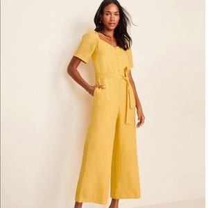 Buttercup Yellow Ann Taylor Jumpsuit Size 4